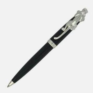 Jaguar Blue Ballpoint Pen with Silver Jaguar Clip